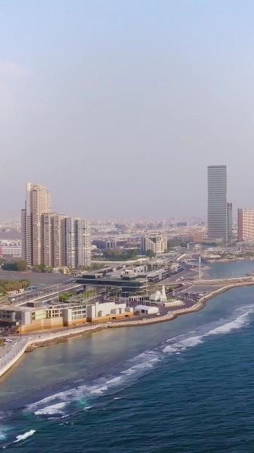 Where the sea meets the city. 🌊 🚴‍♂️​